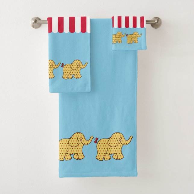 Conjunto De Toalhas Circus Bathroom Towel Set (Insitu)