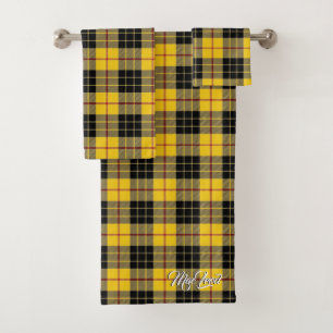 Conjunto De Toalhas Clã escocês MacLeod do dom da xadrez de Tartan d