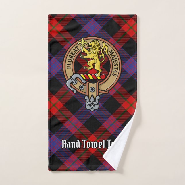 Conjunto De Toalhas Clan Brown sobre Tartan (Toalha de mão)