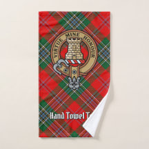 Clan MacLean Crest sobre Tartan