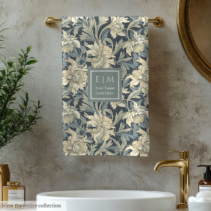 Conjunto De Toalhas Clássico William Morris Inspirou o Nome do Pastel