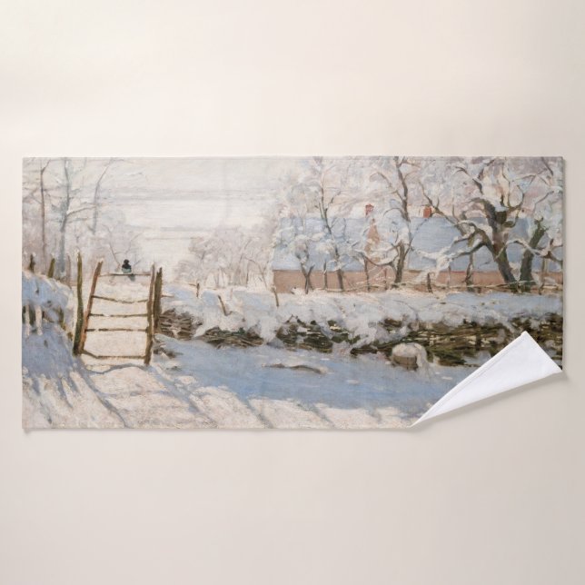 Conjunto De Toalhas Claude Monet - A Mídia (Toalha de Banho)