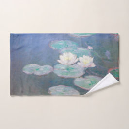 Conjunto De Toalhas Claude Monet - Lírios De Água, Efeito Da Noite