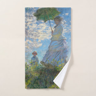 Conjunto De Toalhas Claude Monet - O Promenade, Mulher com Parasol