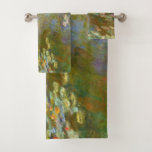 Conjunto De Toalhas Claude Monet - Water Lily Pond 1917<br><div class="desc">Water Lily Pond (Ninfheas) - Claude Monet,  Oil on Canvas,  1917-1919</div>