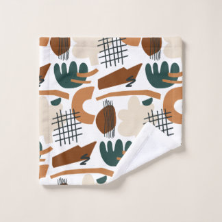 Conjunto De Toalhas Clean Abstract Boho Pattern | Modern Minimal