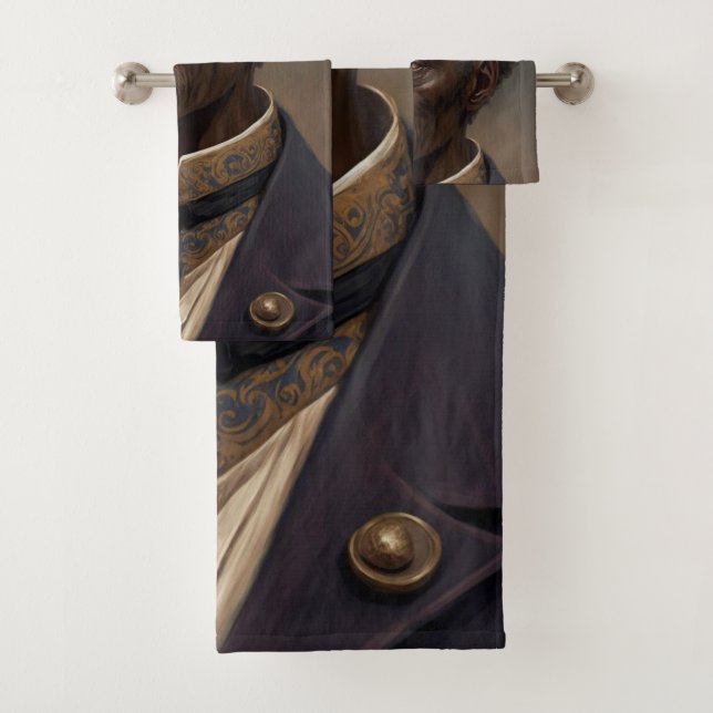 Conjunto De Toalhas Cleon Porträt Gemälde (Insitu)