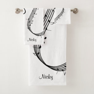 Conjunto De Toalhas Climactic G Clef