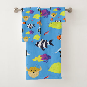 Conjunto De Toalhas Clownfish e amigos