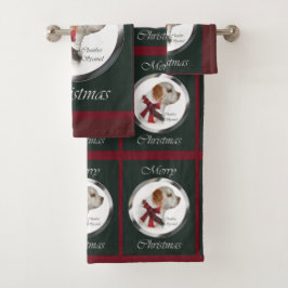 Conjunto De Toalhas Clumber Spaniel Natal