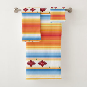 Conjunto De Toalhas Cobertura tradicional de Serape do mexicano