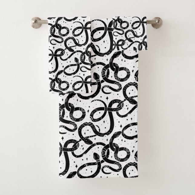 Conjunto De Toalhas Cobras Boho (Insitu)