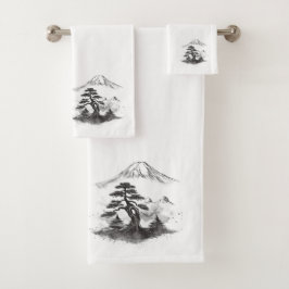 Conjunto De Toalhas Coleção de Estilos Japoneses