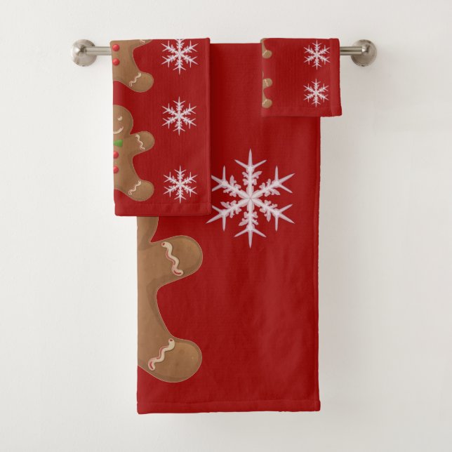 CONJUNTO DE TOALHAS COLEÇÃO DE NATAL DE SUZANNE ELIZABETH (Insitu)