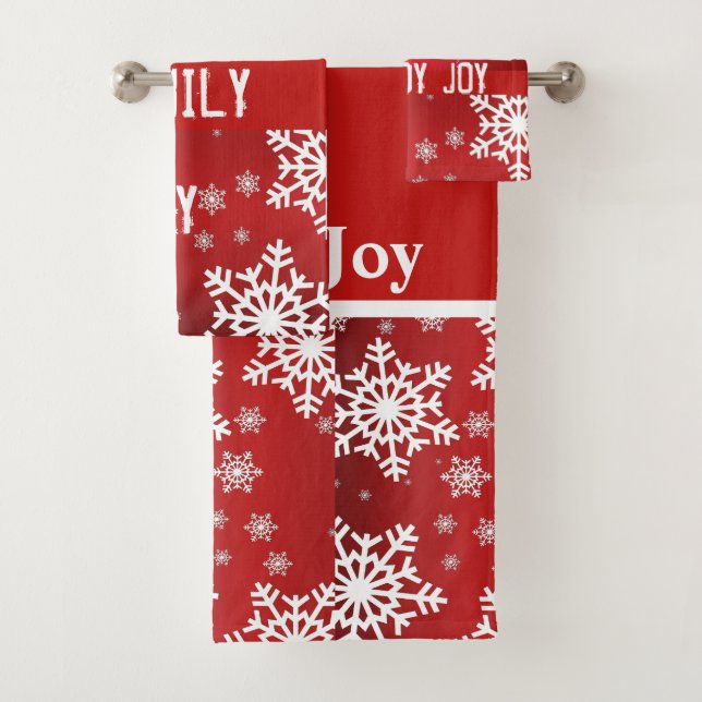 Conjunto De Toalhas Coleção de Natal de Suzanne Elizabeth - Feriado (Insitu)