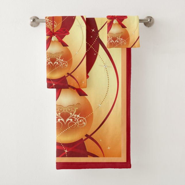 Conjunto De Toalhas Coleção de Natal Suzanne Elizabeth (Insitu)