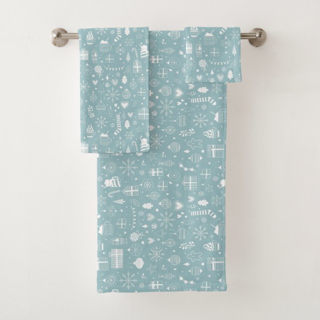 Conjunto De Toalhas Coleção de Torres Cozy Bath: Designs de tendências (Insitu)