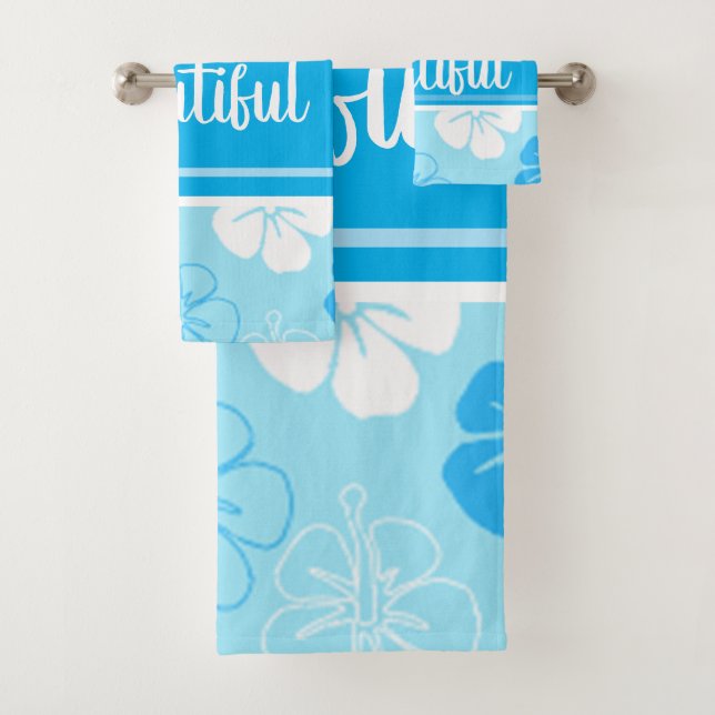 Conjunto De Toalhas Coleção Hawaii Aloha (Insitu)