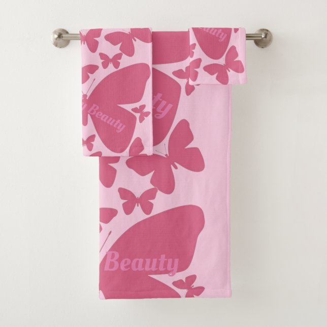 Conjunto De Toalhas Coleção Princesa Rosa (Insitu)
