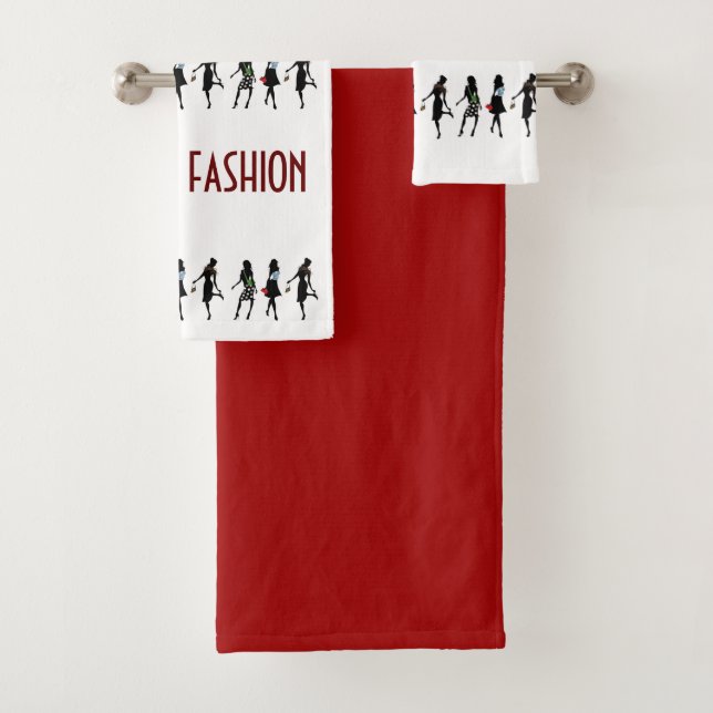 CONJUNTO DE TOALHAS COLEÇÃO RAINHA DA MODA (Insitu)