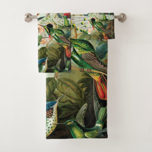 Conjunto De Toalhas Colibris por Ernst Haeckel
