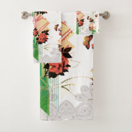 Conjunto De Toalhas Collage vintage