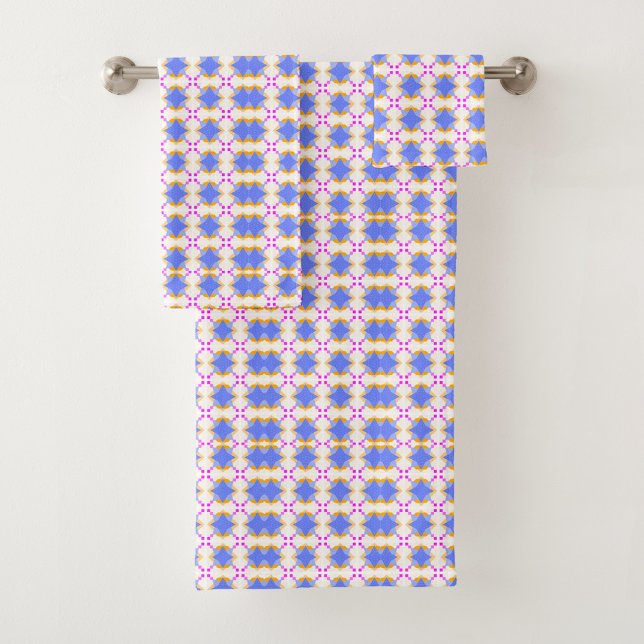 Conjunto De Toalhas Colorful geometric patterned towels (Criador carregado)