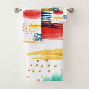 Conjunto De Toalhas Colorido