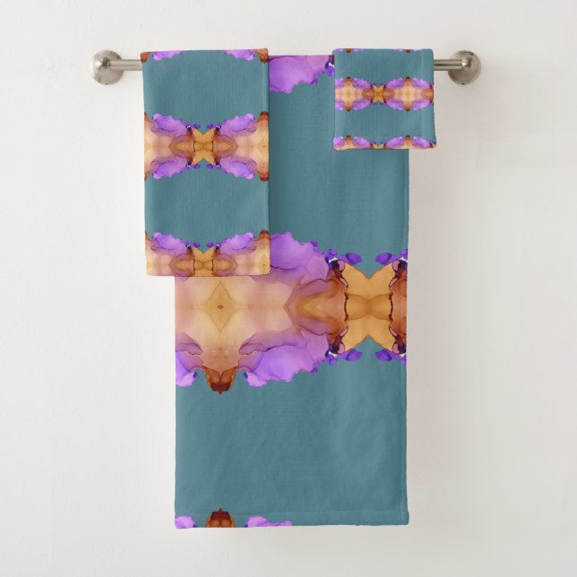 Conjunto De Toalhas Com Bandas De Mandala (Insitu)