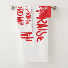 Conjunto De Toalhas Com todo o meu coração