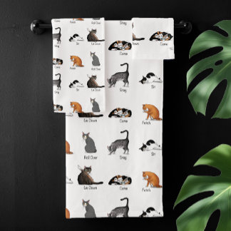 Conjunto De Toalhas Comandos Cat