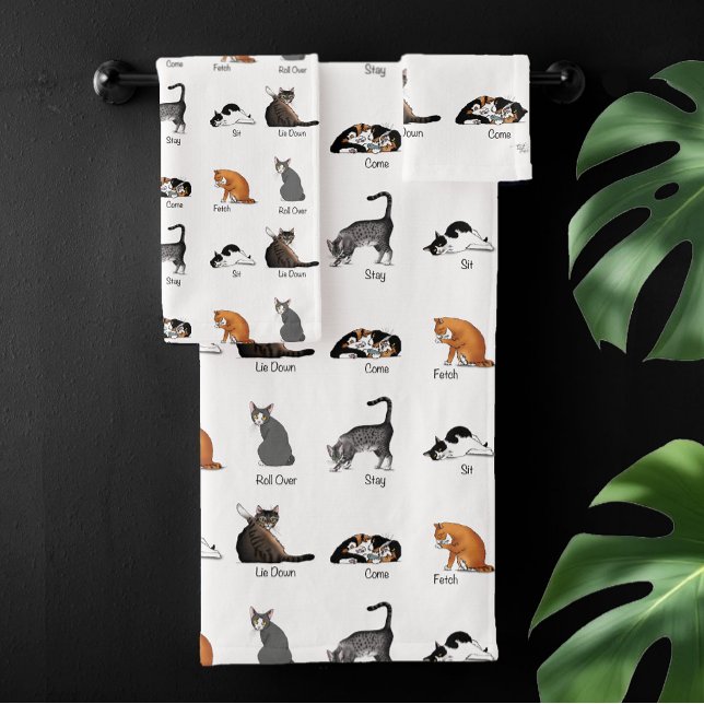 Conjunto De Toalhas Comandos Cat (Criador carregado)