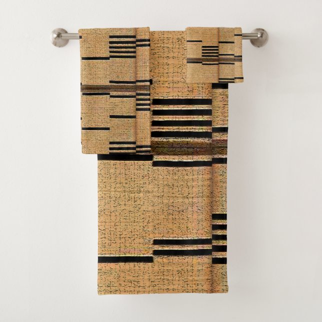 Conjunto De Toalhas "Conforto Nubiano" (Insitu)