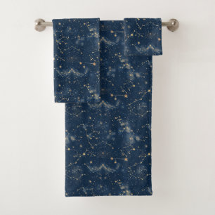 Conjunto De Toalhas Constelação Celestial - Noite Estelar (5)