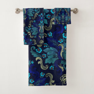 Conjunto De Toalhas Cor damasco Oriental