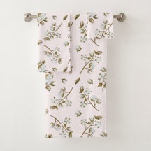 Cor-de-água do tronco de algodão branco-rosa-claro