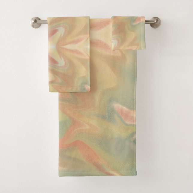 Conjunto De Toalhas Cor-de-água marmoreada de Campfire (Insitu)