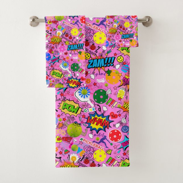 Conjunto De Toalhas 😍 cor-de-rosa (Insitu)