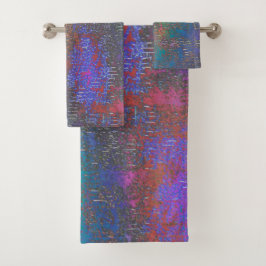 Conjunto De Toalhas Cor do brilho liso, mancha envelhecida