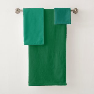 Conjunto De Toalhas Cor verde simples e simples e minimalista