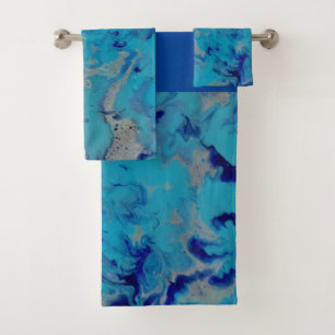 Conjunto De Toalhas Cores do Oceano