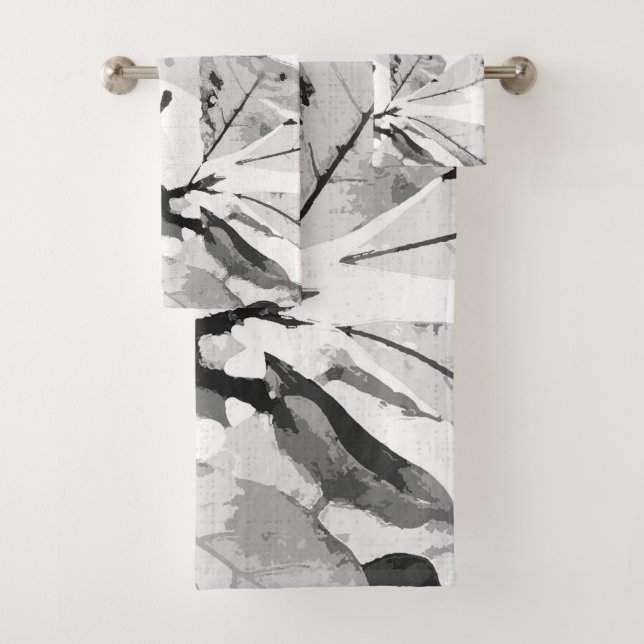 Conjunto De Toalhas Cores do outono, folhas 2 (Insitu)