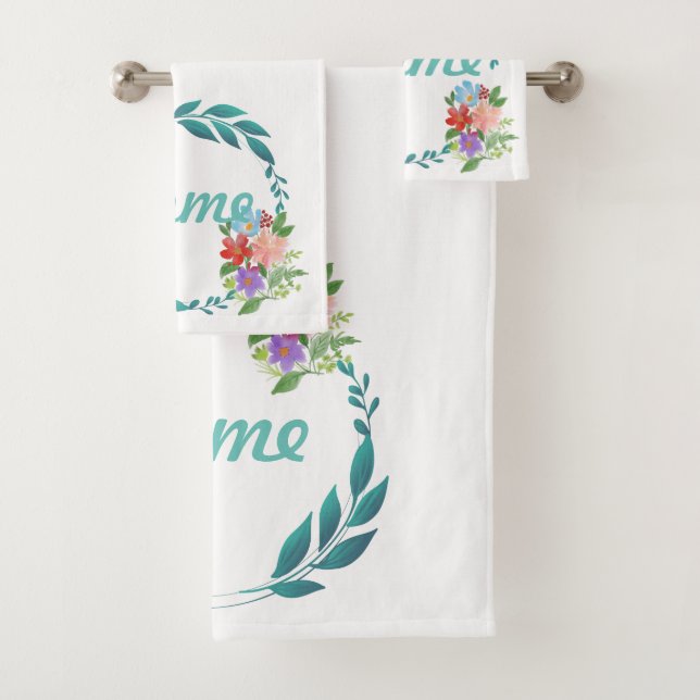 Conjunto De Toalhas Cores e flores do Primavera eterno (Insitu)