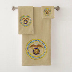Conjunto De Toalhas Corpo de Quartel-Mestre QM