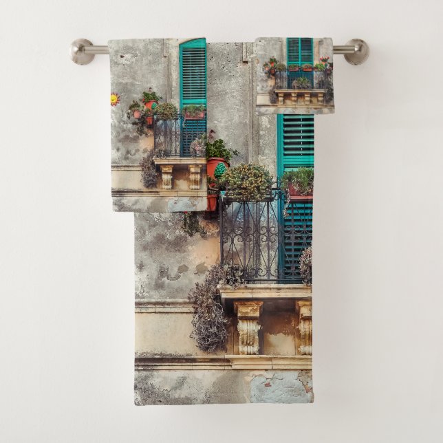 Conjunto De Toalhas Cortina de chuveiro de árvore (Insitu)