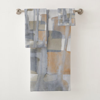 Conjunto De Toalhas Cosmo Cosmopolita Watercolor Abstrato Impressão