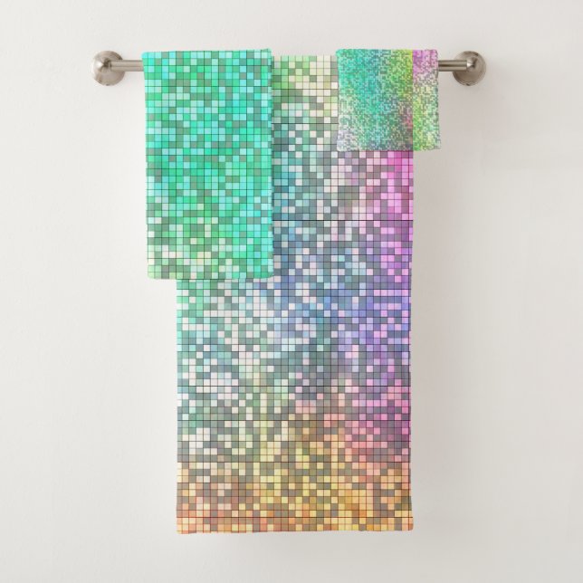 Conjunto De Toalhas Cosmos Mosaico (Insitu)