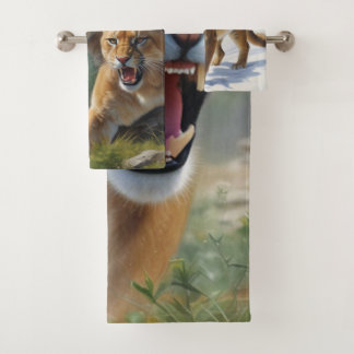 Conjunto De Toalhas Cougar