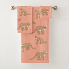 Conjunto De Toalhas Cougar