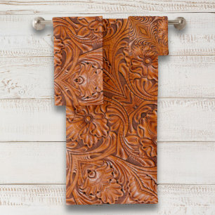 Conjunto De Toalhas Cowboy Rustic Western Country com ferramentas de i